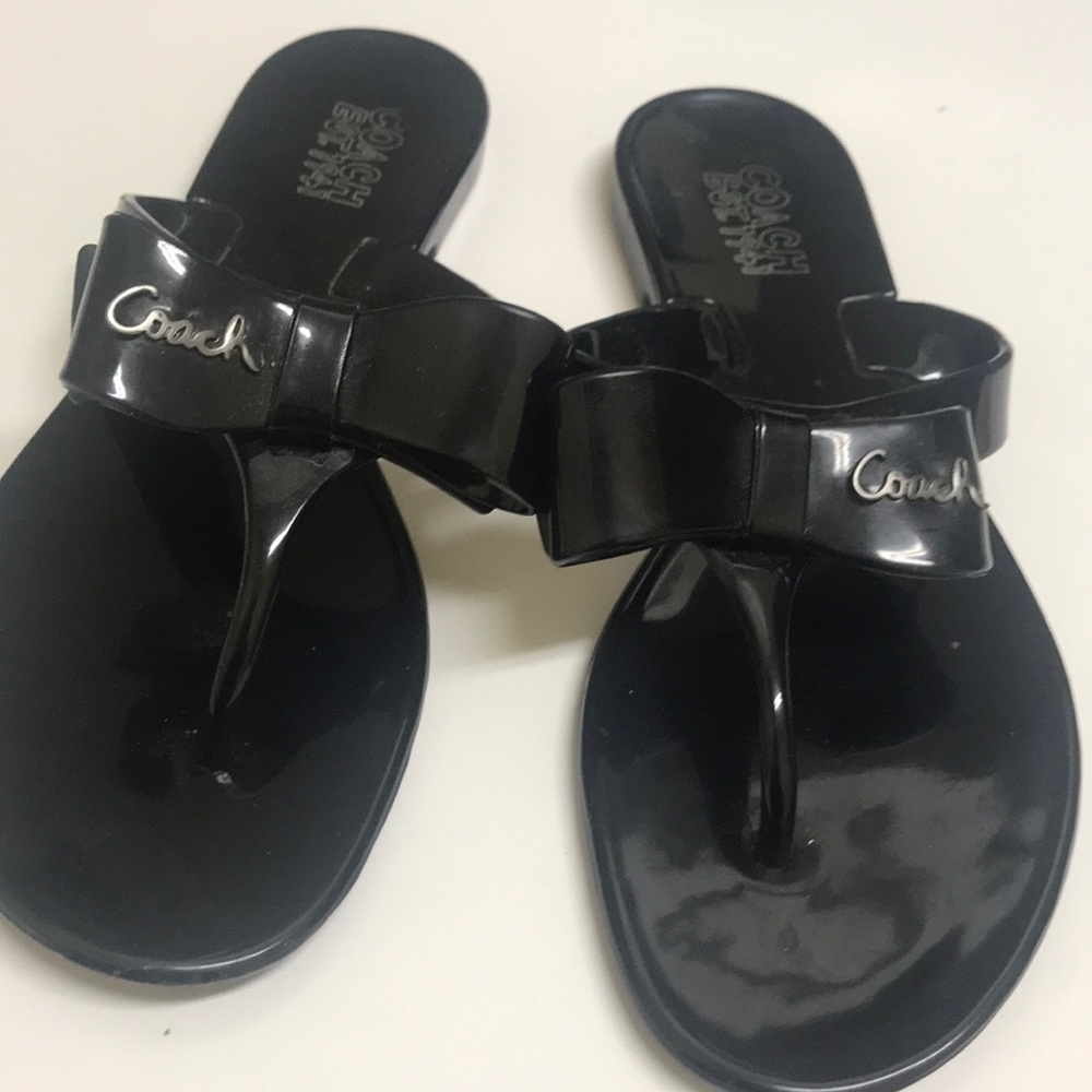 Coach plastic sandals